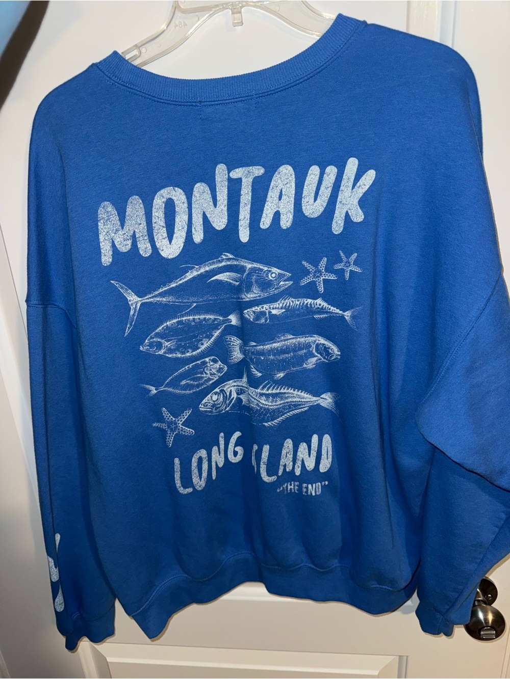 Blue Graphic Sweatshirt